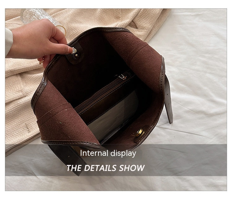 Retro Tote Bag Underarm Bag Women