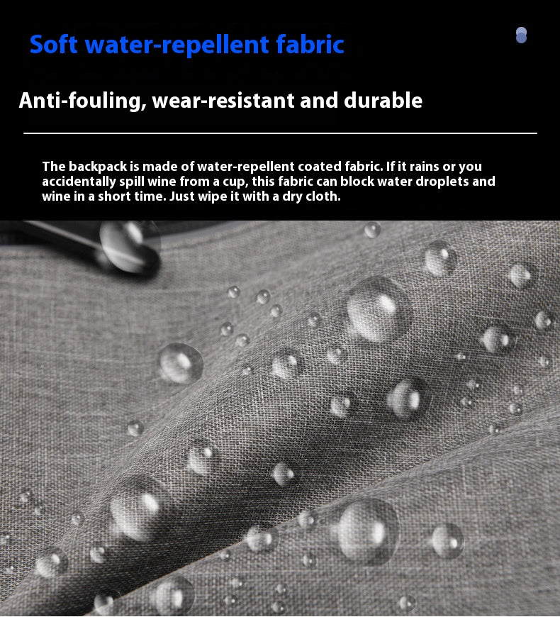 New Business Commute Business Trip Computer Backpack Men's Three-piece Set