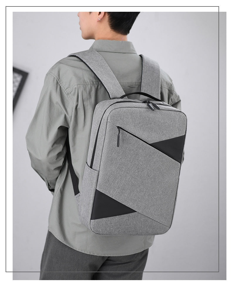 New Business Commute Business Trip Computer Backpack Men's Three-piece Set