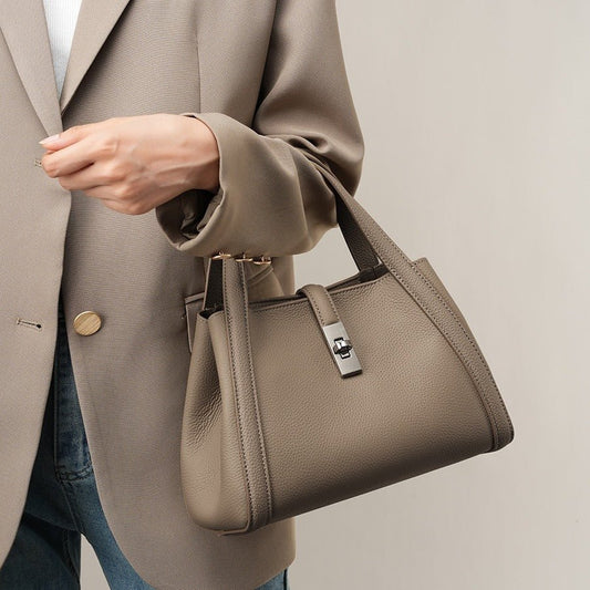 Korean-style Large-capacity Leather Handbag