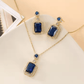 Royal Gemstone Necklace Set