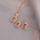 Royal Gemstone Necklace Set