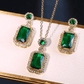 Royal Gemstone Necklace Set