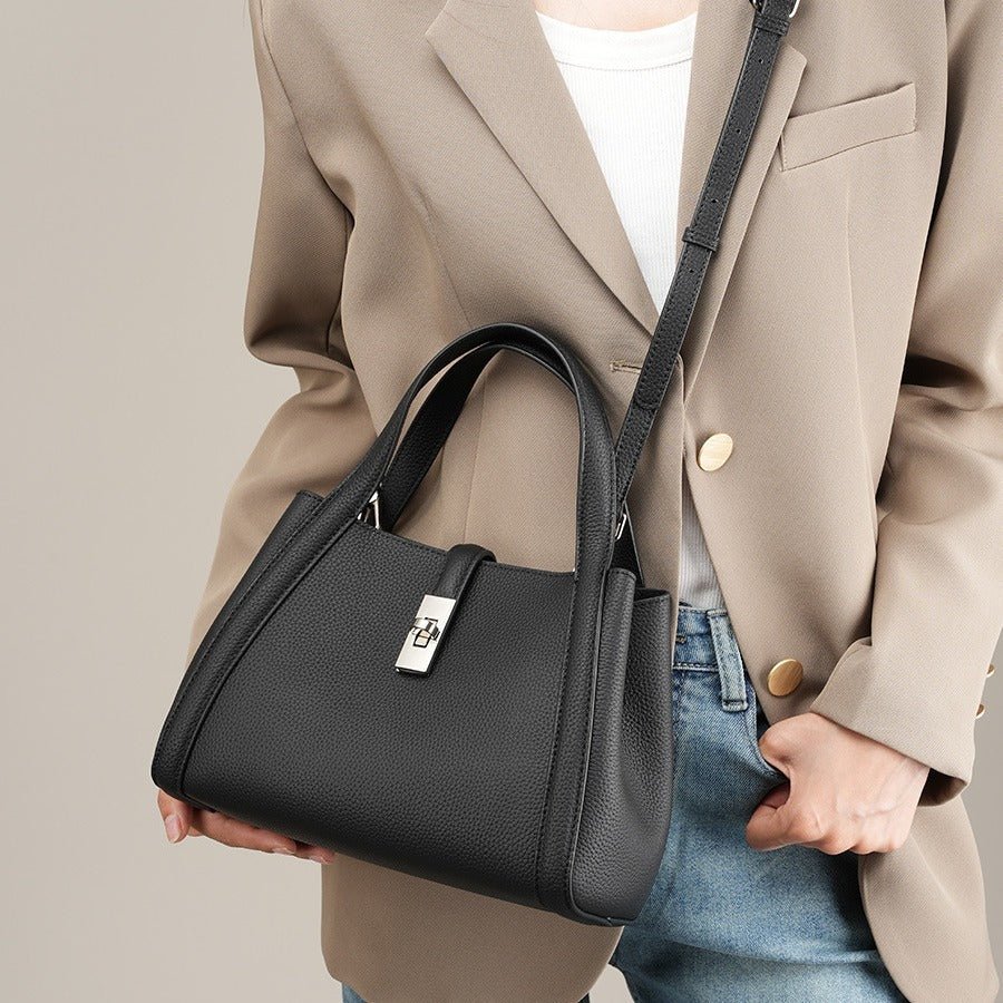 Korean-style Large-capacity Leather Handbag