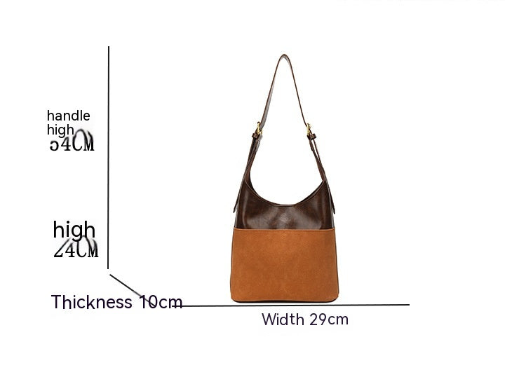 Retro Tote Bag Underarm Bag Women