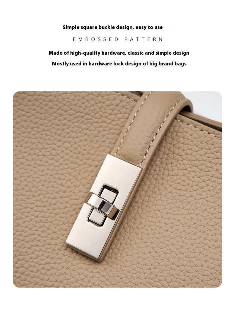 Korean-style Large-capacity Leather Handbag