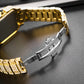 Straight European Hip Hop Diamond Quartz Wrist Watch