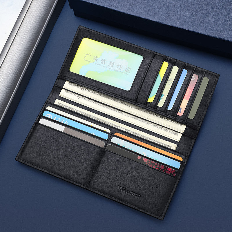 Wallet Men's Multiple Card Slots Cowhide Money