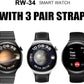 Watch 4 - RW-34 with 3 pairs strap