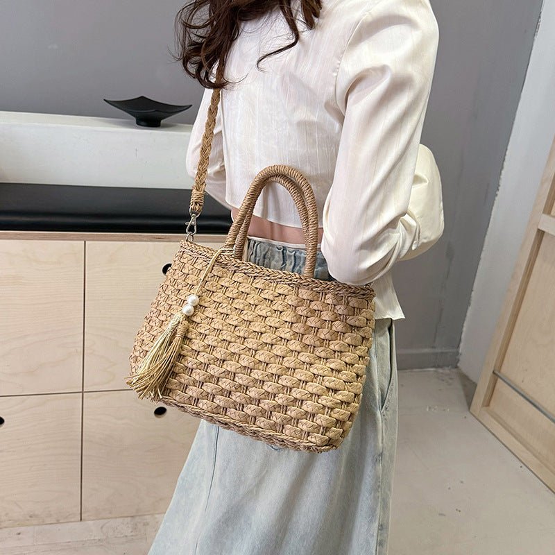 Fashion Personality Hand-Carrying Woven Bag