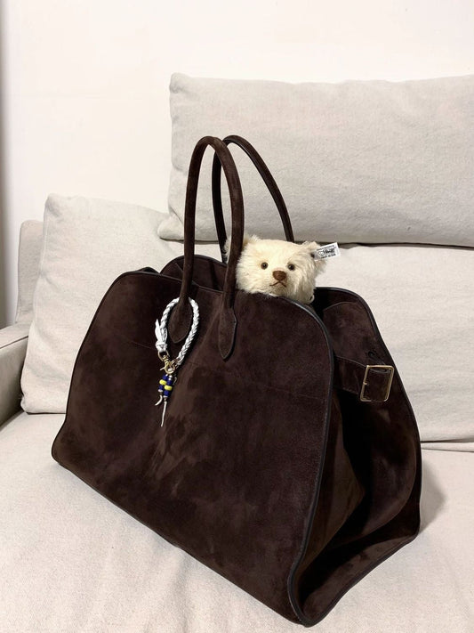 Casual Large Capacity Retro Commuter Hand-carrying Bag