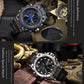 Outdoor Sports Dual Display Movement Multi-kinetic Energy Electronic Watch